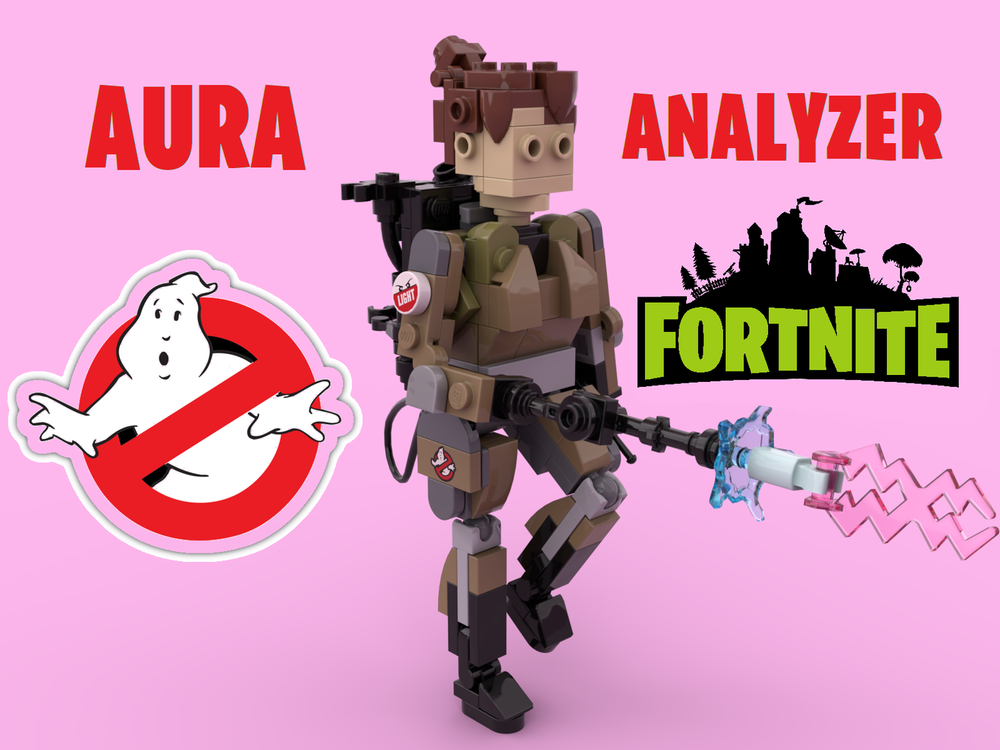 Lego Aura Analyzer - FORTNITE - Ghost Buster posable figure