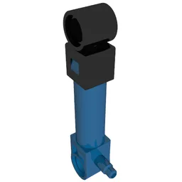 Pneumatic Pump 1 x 6 [V2] with Reinforced Cylinder / Blue