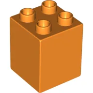 Duplo Brick 2 x 2 x 2 / Orange