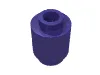 Brick Round 1 x 1 Open Stud / Dark Purple