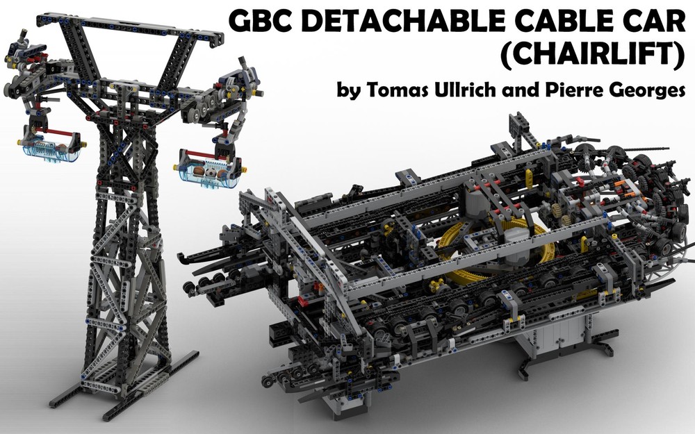 Lego GBC Chairlift / Detachable cable car