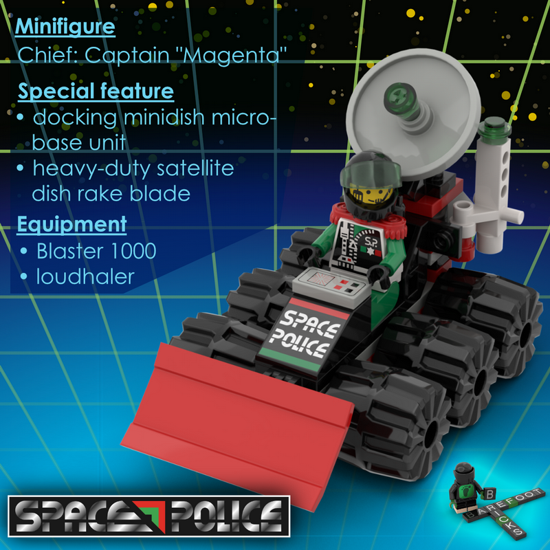 Lego Space Police II Satellite Plough