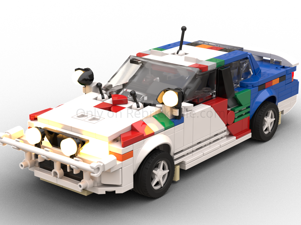 Lego Mitsubishi Galant'92-BANDAMA Rally / Shinozuka's Galant VR-4 / 'CAPUCCINO' (LiTE Compatible, class Galant)