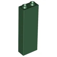 Brick 1 x 2 x 5 / Dark Green