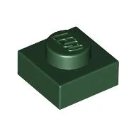 Plate 1 x 1 / Dark Green