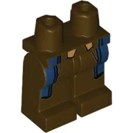 Hips and Dark Brown Legs with Dark Blue Coattails / Dark Brown