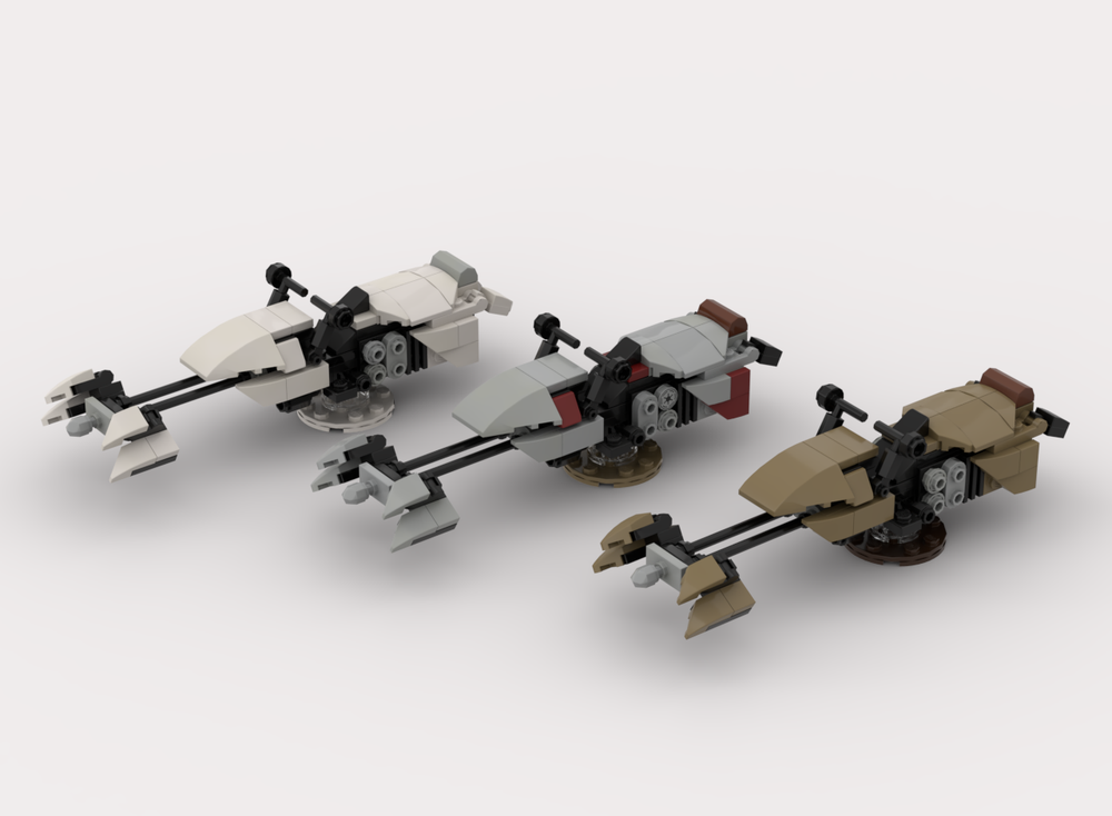 Lego 74-z speeder bike BUNDLE
