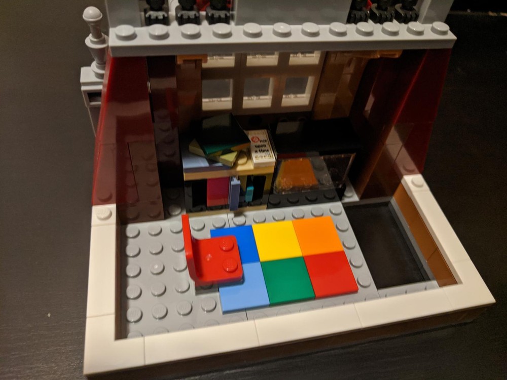 Lego Bookshop Reading Room Mod