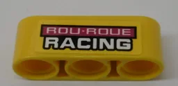 Technic, Liftarm Thick 1 x 3 with 'ROU-ROUE RACING' Pattern (Sticker) - Set 42095