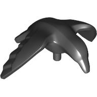 Lego Animal, Bird, Crow with 1.5 Bar / Black