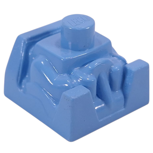 Lego Racer Driver, Brick Special 2 x 2 No Head / Medium Blue