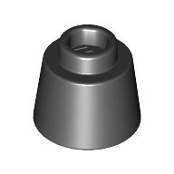 Lego Cone 1.17 x 1.17 x 2/3 (Fez) / Black