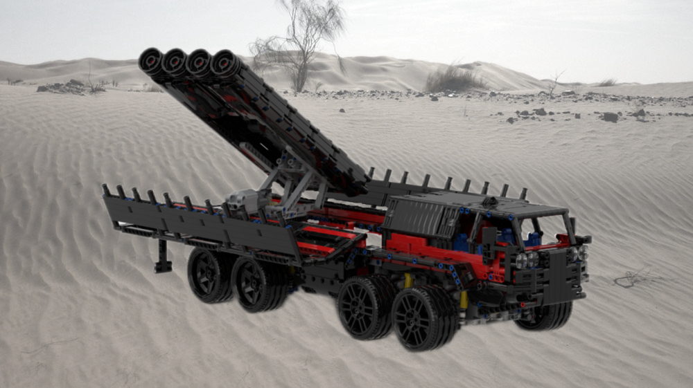 Lego 8x8 Rocket carrier