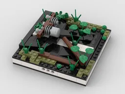 Ruined road #1for a Modular Ruined City