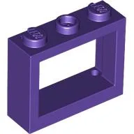 Window 1 x 3 x 2 / Dark Purple
