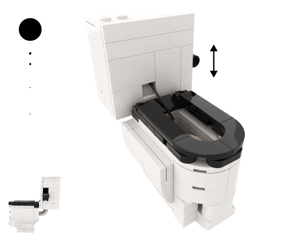 Lego 23 Flushable Toilet