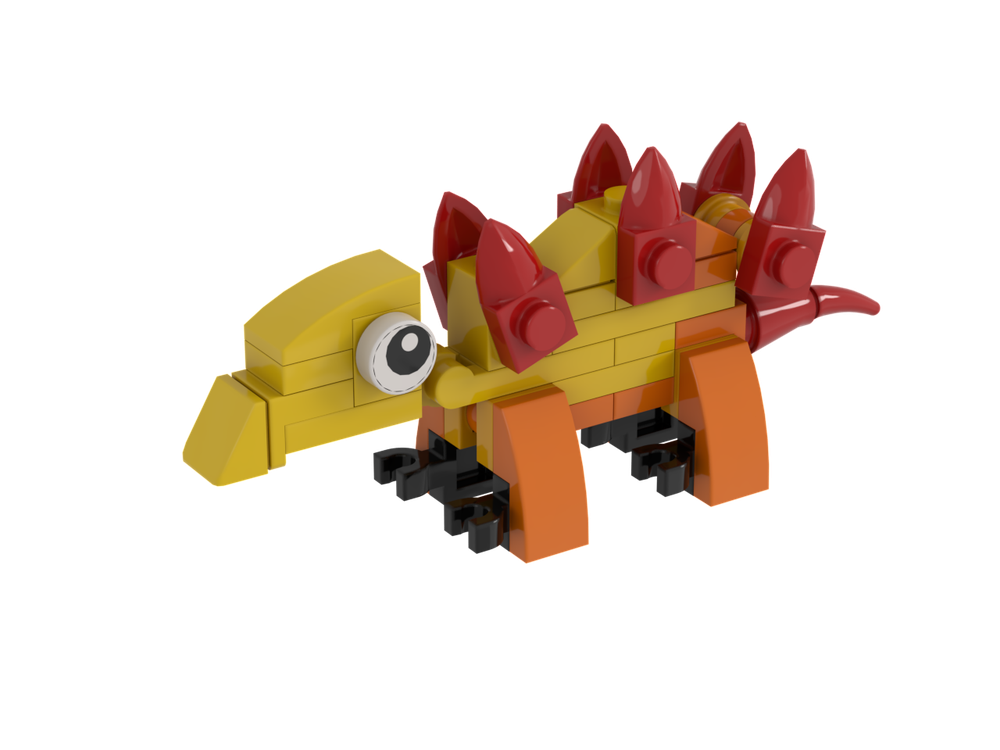 Lego Easy LEGO® Dinosaur – Steosaurus (43 parts, Simple Build for Kids & Beginners)