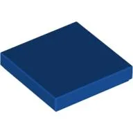 Tile 2 x 2 with Groove / Royal Blue