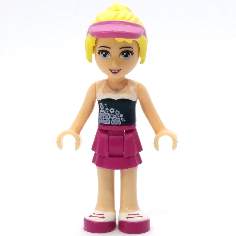 Lego Stephanie - Dark Blue Top, Magenta Skirt