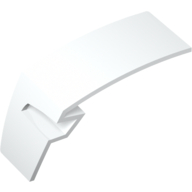 Lego Technic Panel Car Mudguard Left / White