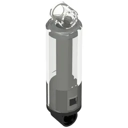 Technic Shock Absorber 10L, Damped, Normal Spring / Trans-Clear