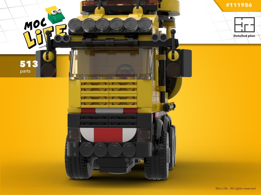 Lego Scania anti impact attenuator