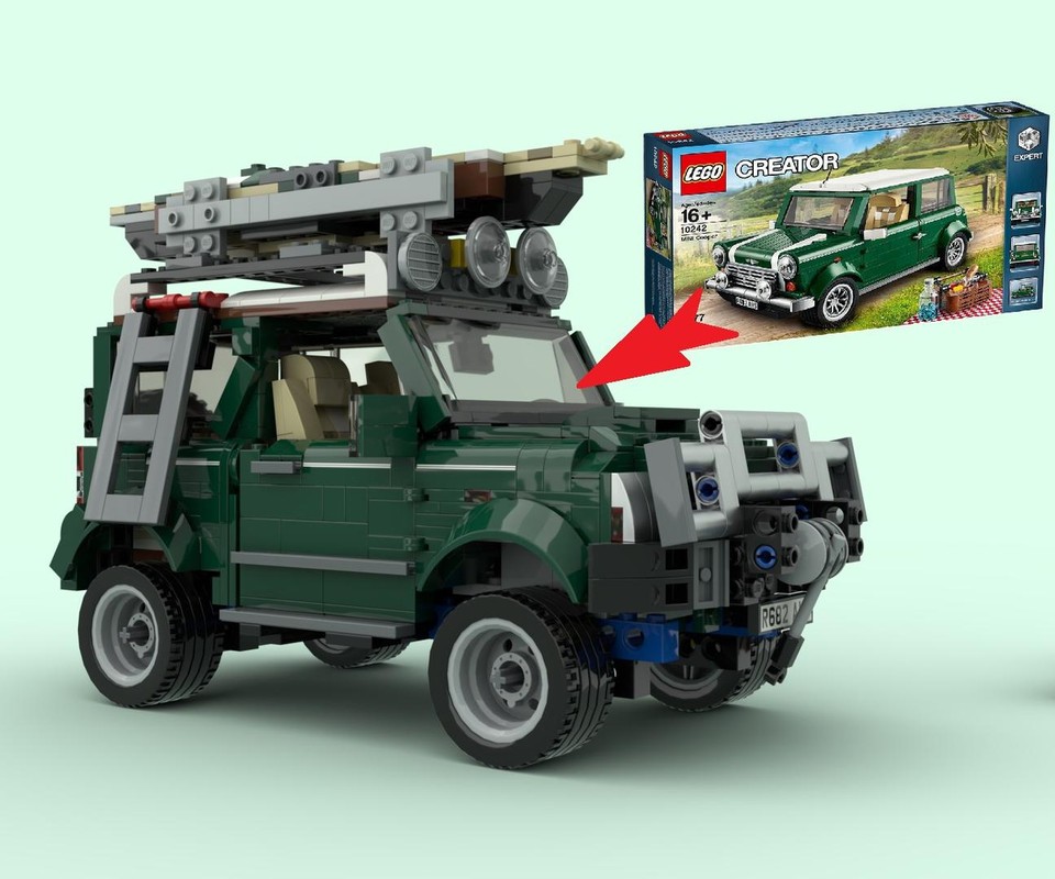 Lego Suzuki Jimny - Alternate Build of Mini Cooper 10242-2