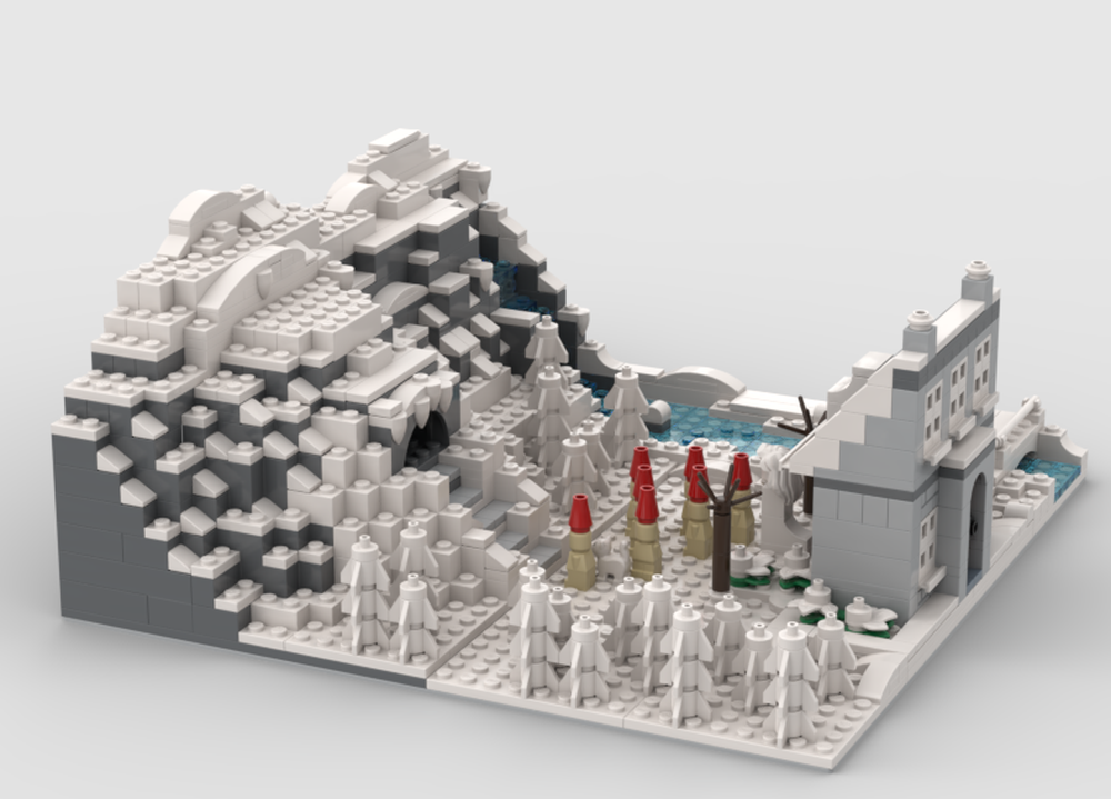 Lego Snow White and the 7 Dwarfs in Bergfreiheit
