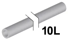 Hose Rigid 3mm D. 10L / 8.0cm