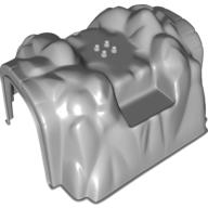 Lego Duplo Mountain / Tunnel / Light Bluish Gray