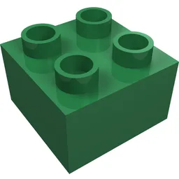 Duplo Brick 2 x 2 / Green