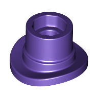 Lego Headwear Accessory Hat / Top Hat with Pin and Anti-Stud / Dark Purple