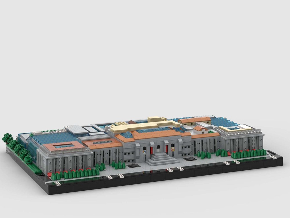 Lego The Metropolitan Museum of Art at 1/650th scale