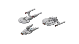 Early Starfleet Ships Pack 3, Smooth Edition