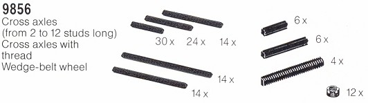 Lego Assortment of Cross Axles