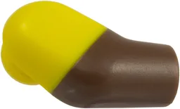 Arm, Right with Molded Yellow Short Sleeve Pattern / Umber Brown
