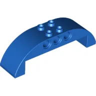Brick Curved 2 x 8 x 2 Double / Blue