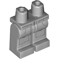 Lego Hips and Light Bluish Gray Legs with Pockets on Hips and Front / Light Bluish Gray