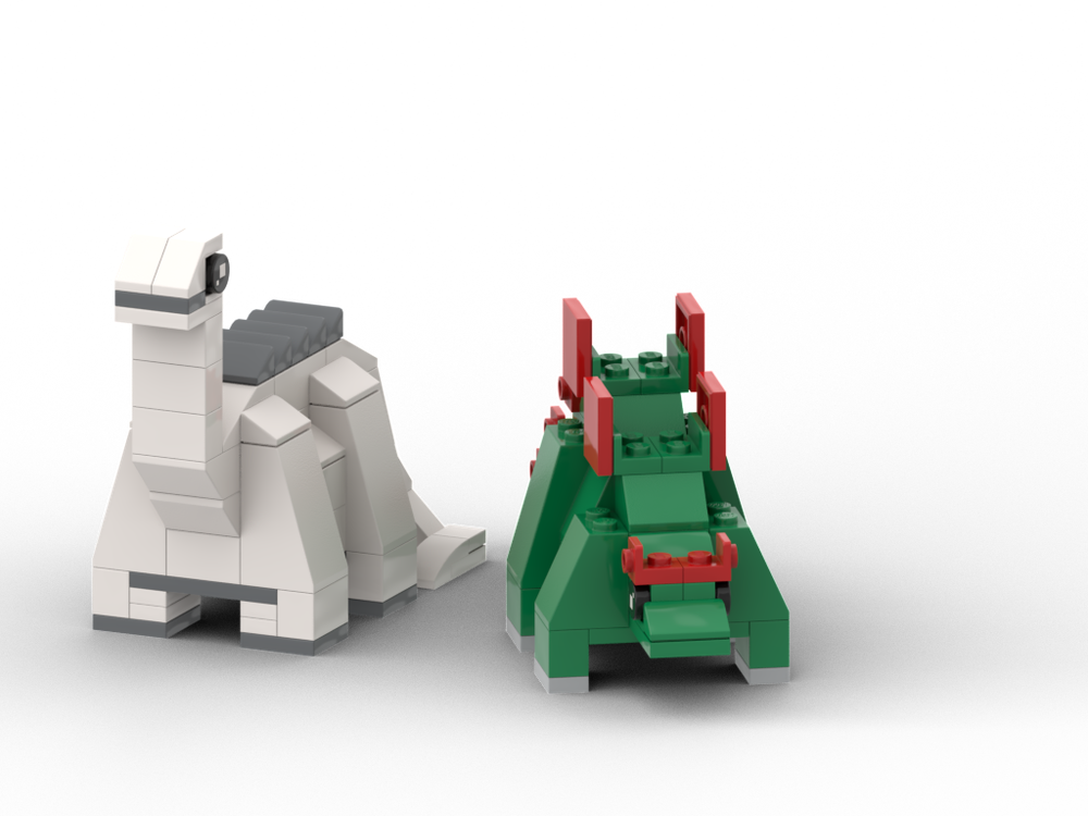 Lego Brickheadz Brickbodz Gertie and Rufus