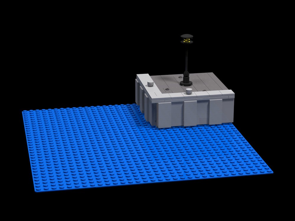 Lego Harbour Outer Corner (Module)
