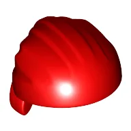 Hat Rag Wrap / Bandana, Rounded Top / Red