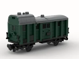 Caboose Freight Wagon (8w)