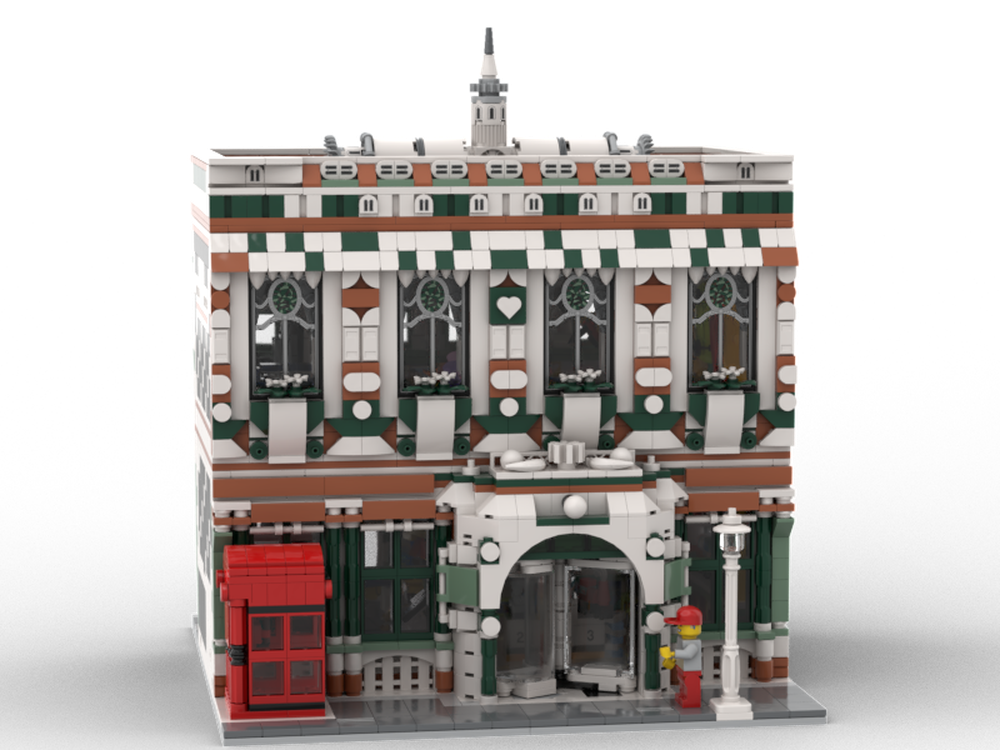 Lego toy store with revolving door