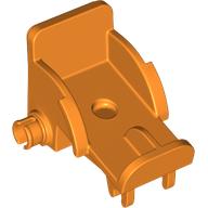 Lego Equipment Medical Wheelchair with Pins for Wheels [Minidoll] / Orange