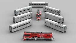 The GHAN - 7 Carriage Set