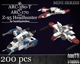 ARC-180-T with ARC-170 and Z-95 Headhunter (Mini Series)