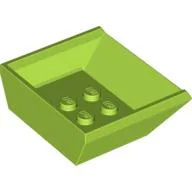 Tipper Bed Small, 3 x 4 Anti-studs / Lime