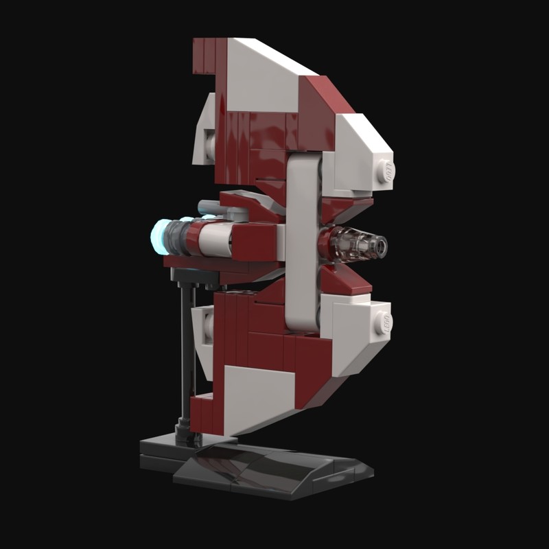 Lego Ahsoka's T-6 Jedi Shuttle - 1:450 Scale