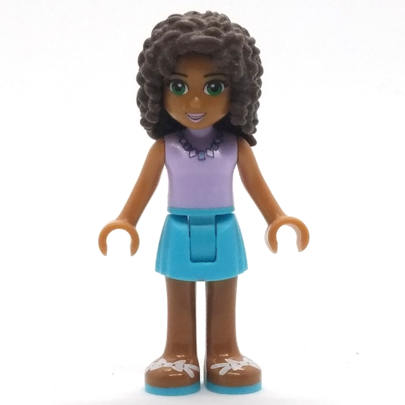 Lego Andrea - Lavender Top, Medium Azure Skirt