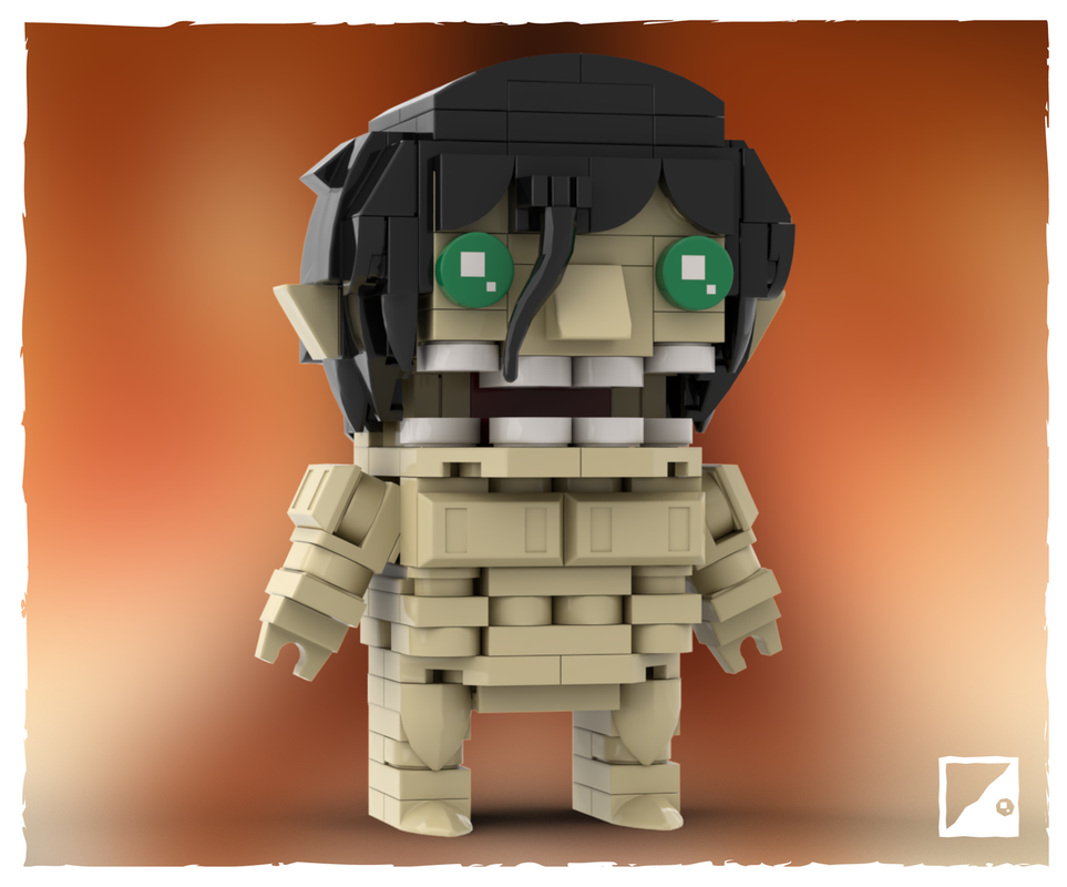 Lego Attack on Titan LEGO Brickheadz MOC ~ Attack Titan